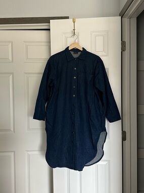 Nettle Studios OS- Soft Volume Shirt Dress